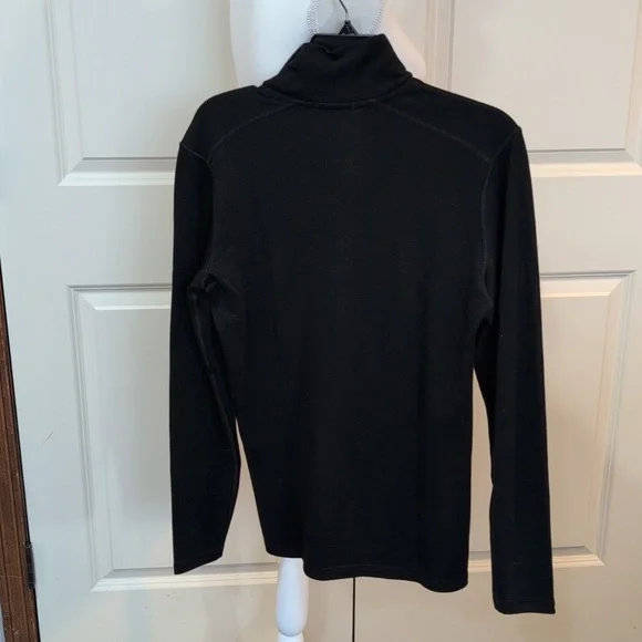 NWT Smartwool Men's Size Small Quarter Zip Sweater Black 100% Merino Wool - Picture 5 of 5
